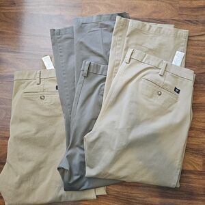 Men's Classic Chino Pants - Beige and Gray